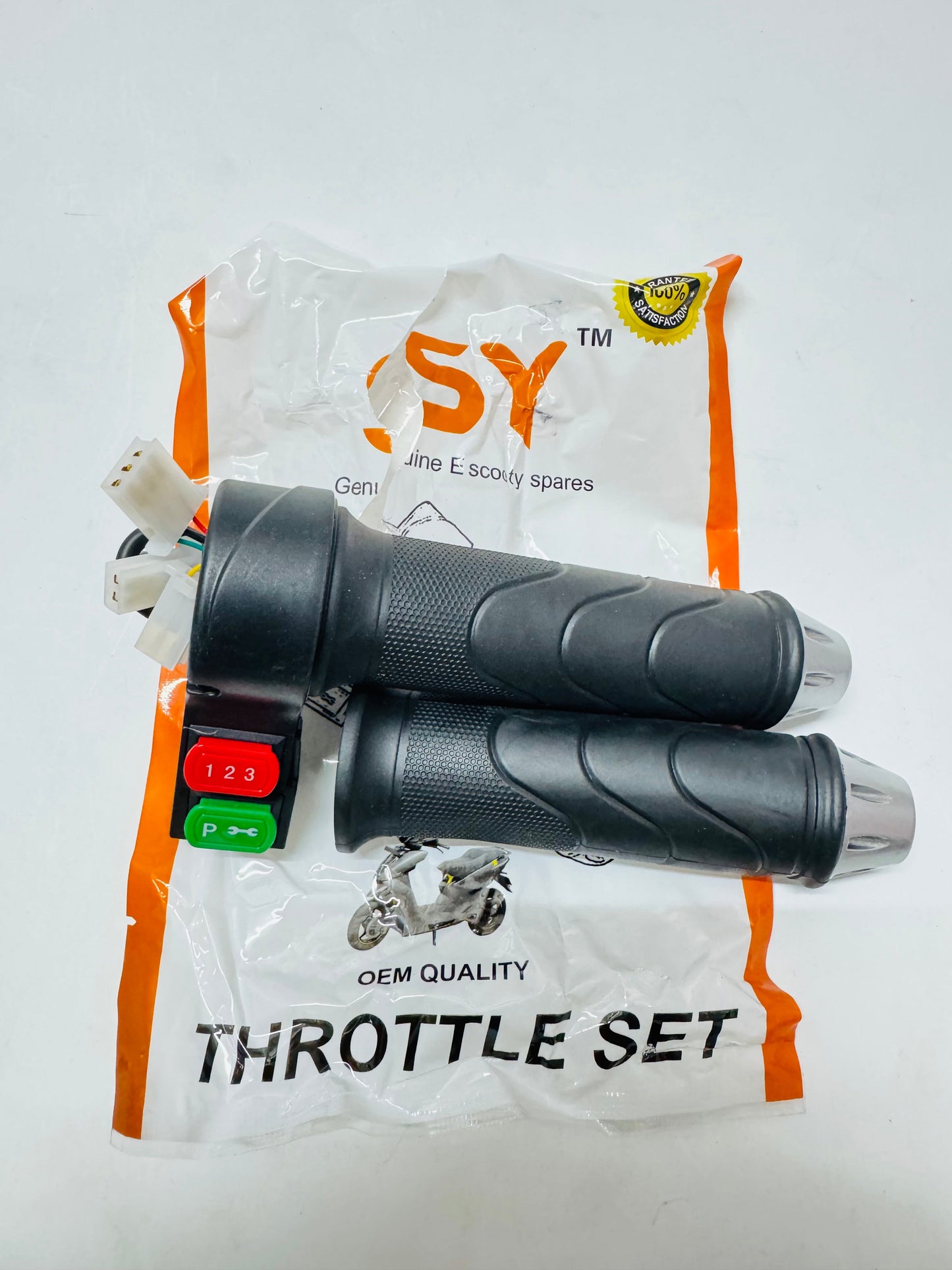 THROTTLE DOUBLE PUSH WITH CHROME