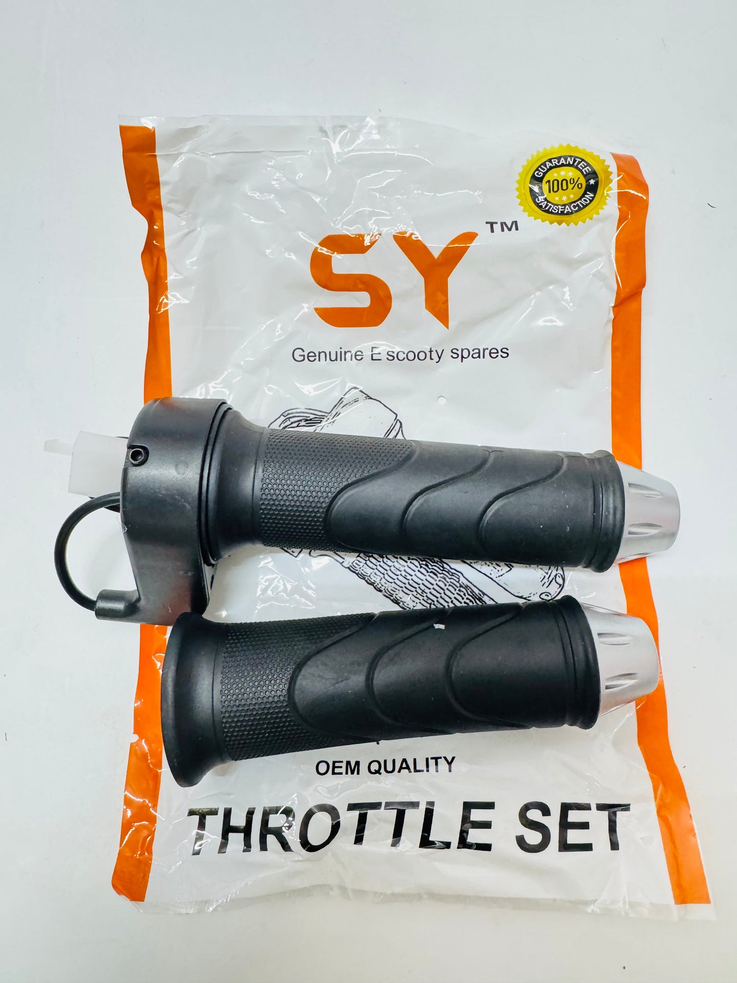 THROTTLE WITHOUT BUTTON WITH CHROME SY