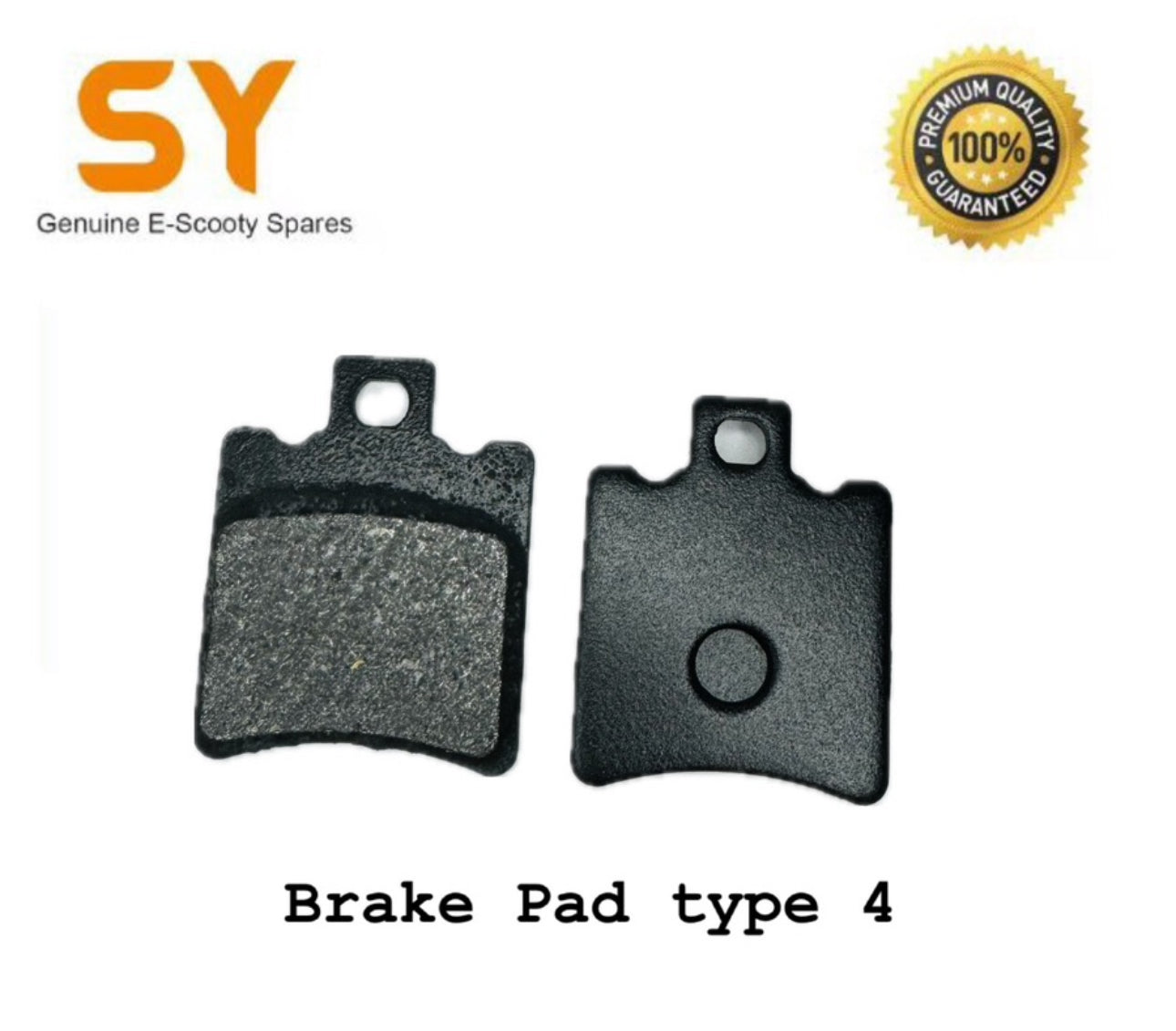 DISC PAD SINGLE HOLE