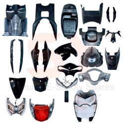 BODY KIT DOUBLE LIGHT BLACK WITH LIGHTS