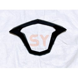 METER TRIM BLACK SINGLE LIGHT