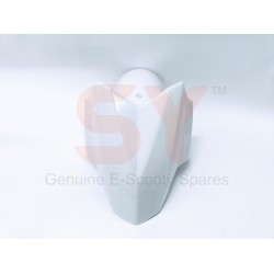 FRONT MUDGUARD WHITE SINGLE LIGHT