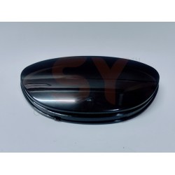 METER GLASS OVAL BLACK