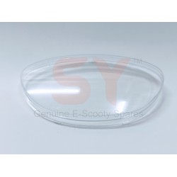 METER GLASS OVAL WHITE