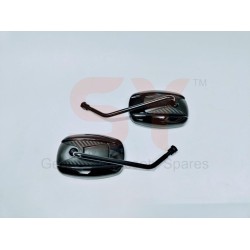 SIDE MIRROR CHROME BLACK N/M